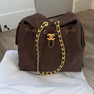 Reserved C hanel 25 medium Quilted Bag with Gold Chain